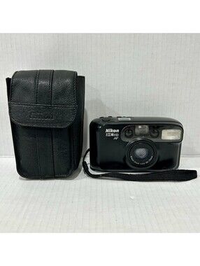 Nikon 100M200 AF Vintage Analog Automatic Camera with Case - Tested, Working